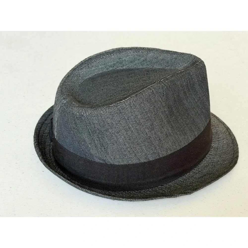 Vintage Stetson Men's Large/X-Large All American Gray Canvas Fedora